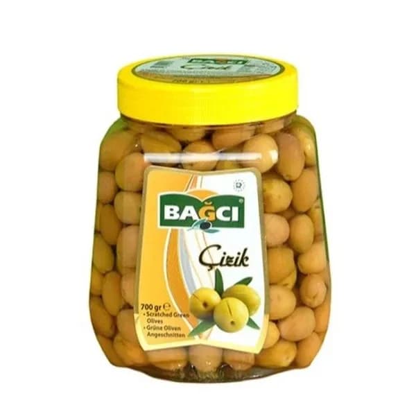 Bagci olives vertes grattées 700gr