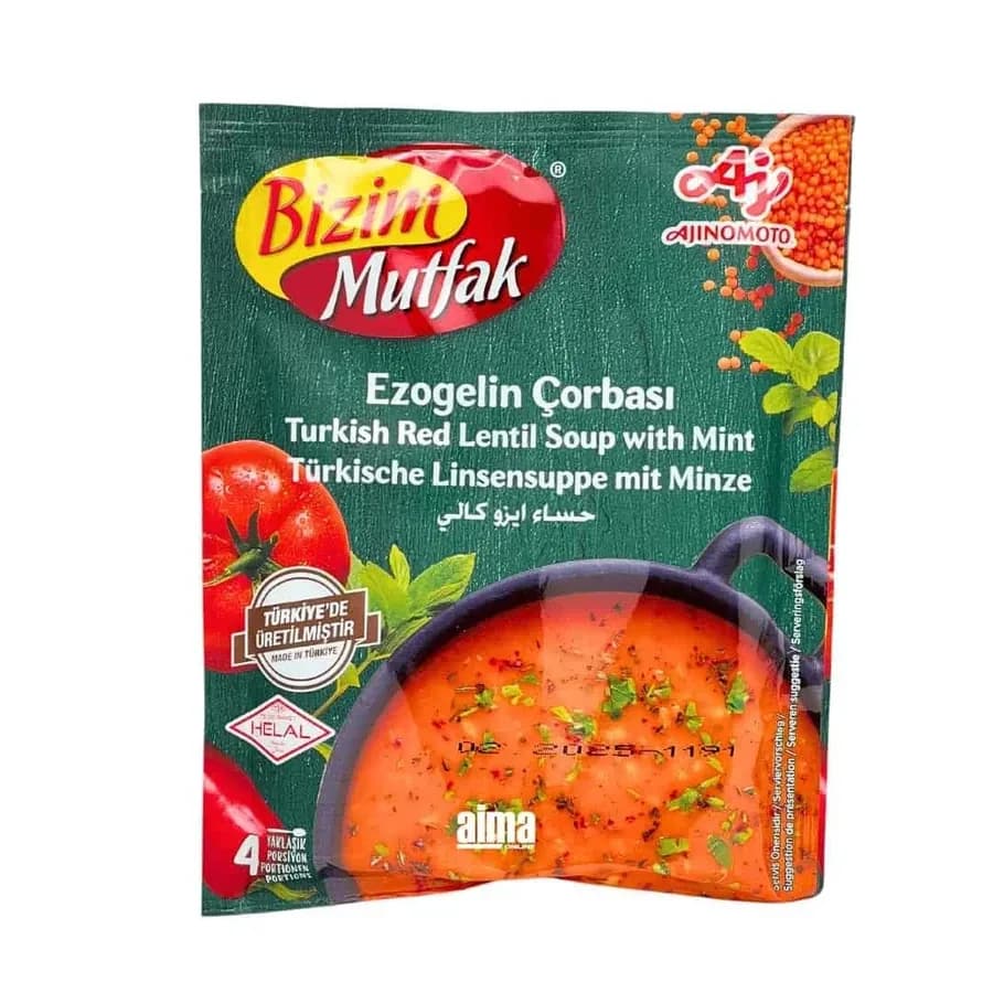 Bizim mutfak soupe aux lentilles et menthe 80gr