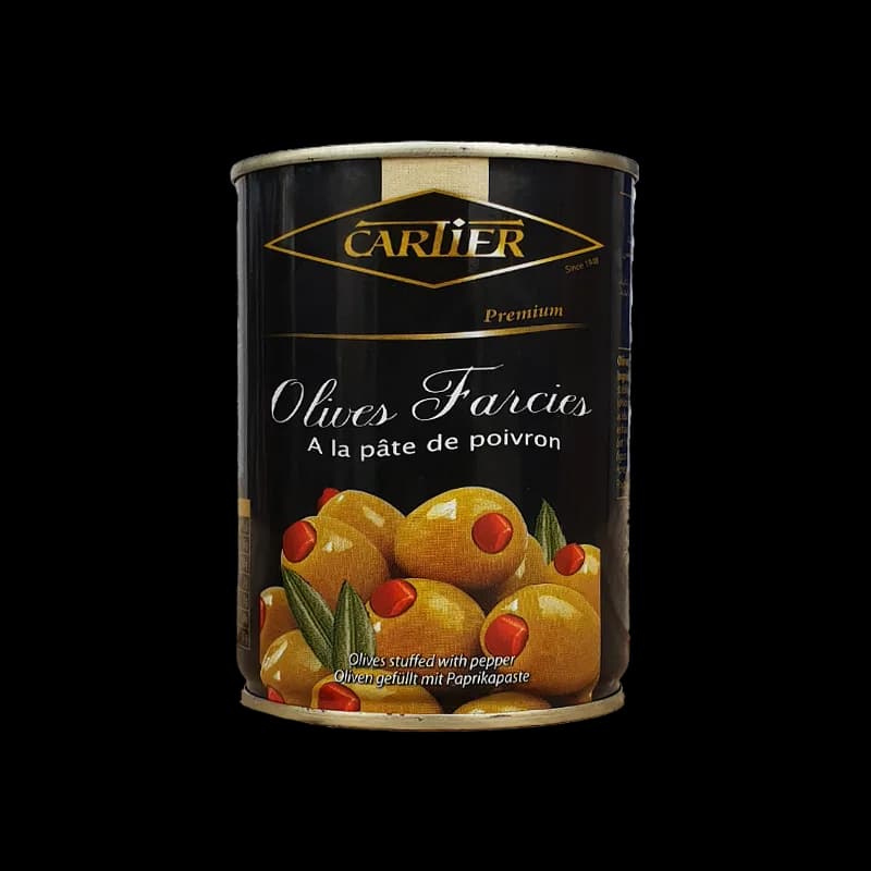 Cartier olives à la pâte de poivron 425ml