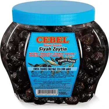 Cebel olives noires 1000gr
