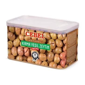 Cebel olives vertes cassées 1000gr
