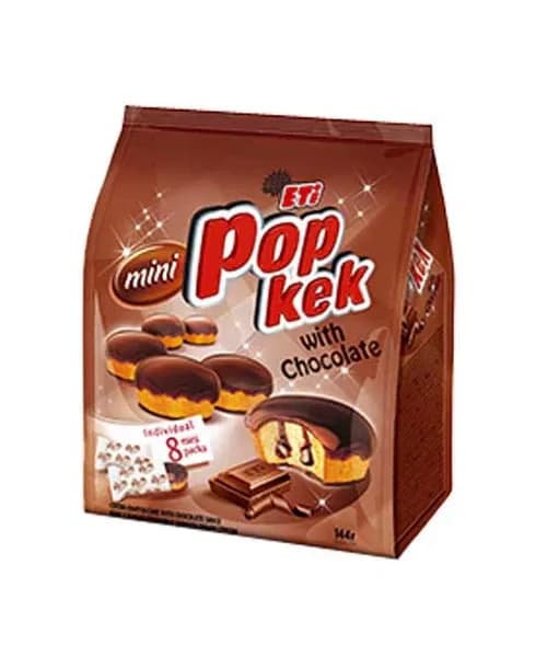 Eti pop kek chocolat au lait 144gr