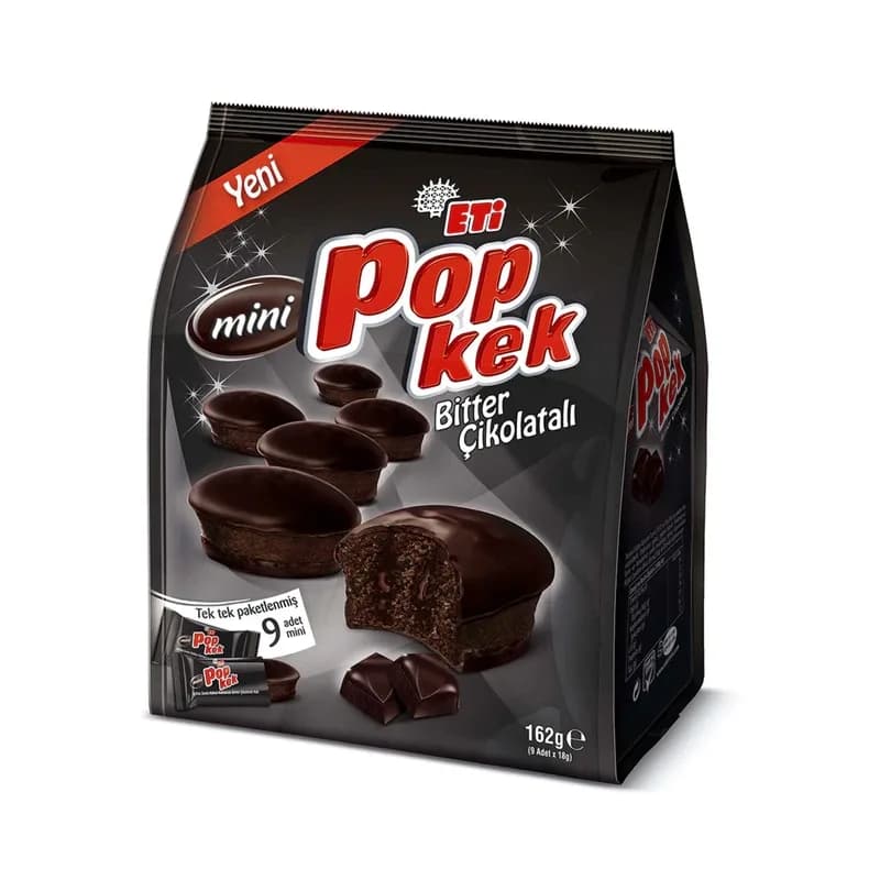Eti pop kek chocolat noir 144gr
