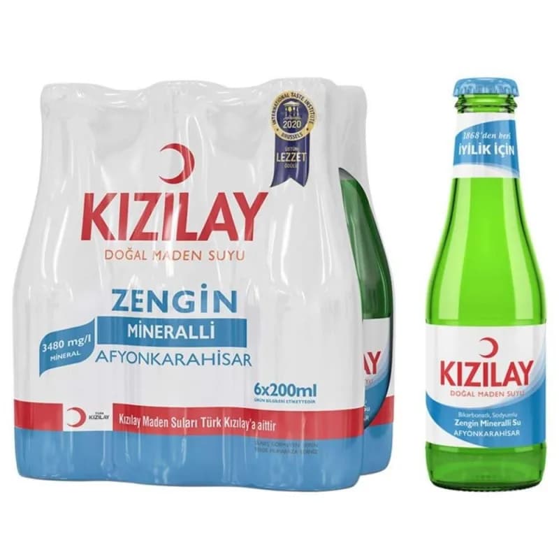 Kizilay eau minérale avec gaz 6pc