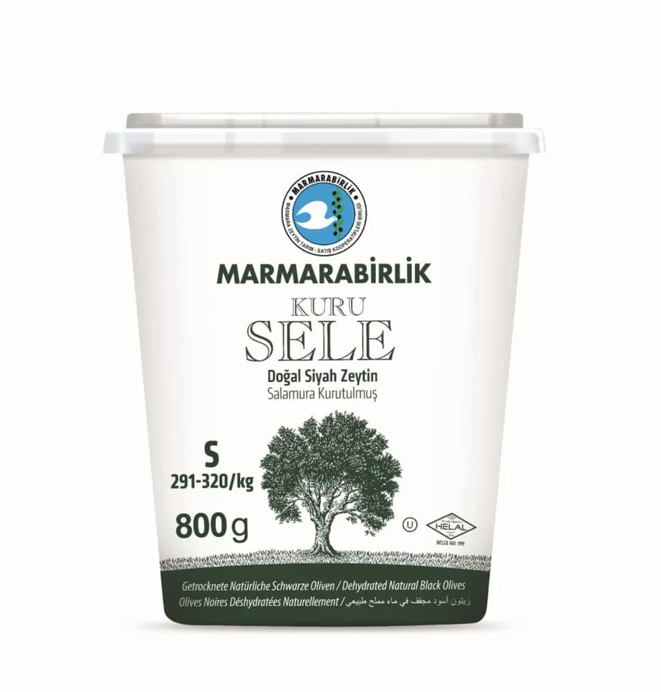Marmarabirlik olives noires S 800gr