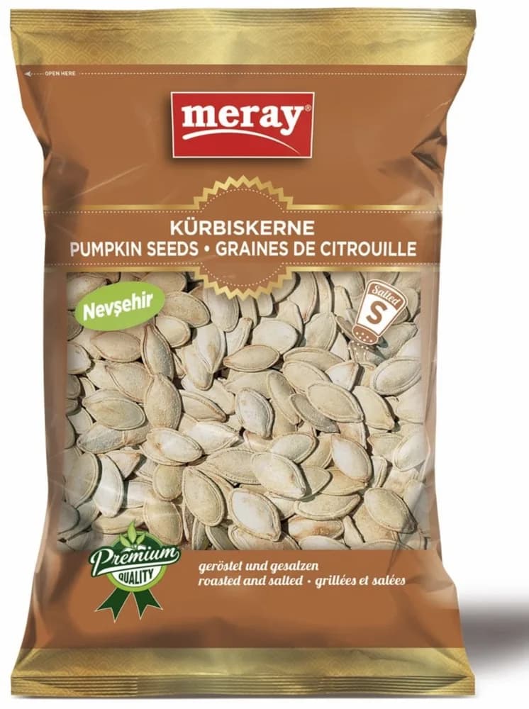 Meray graines de citrouilles grillées et salées 200gr