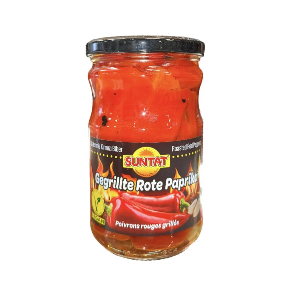 Suntat poivrons rouges grillés 650gr