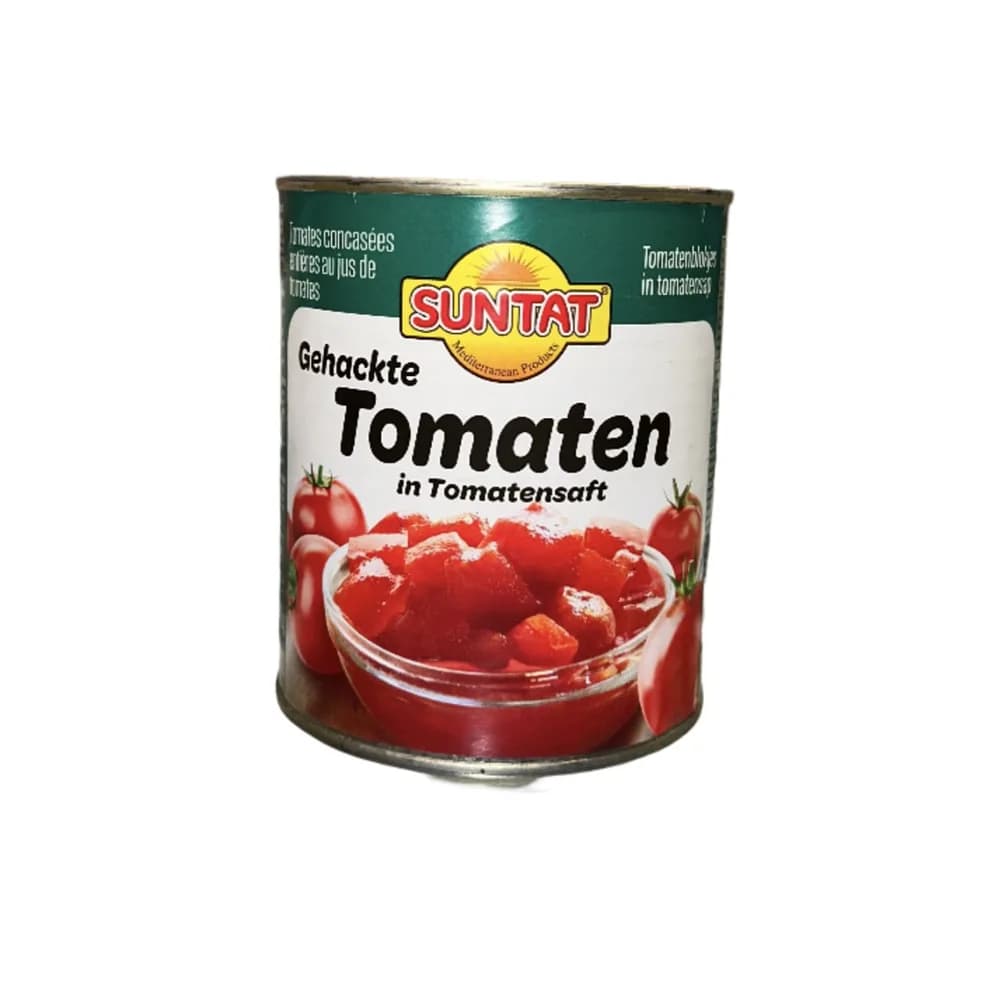 Suntat tomates concassées entières 800gr
