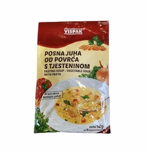 Vispak soupe aux légumes 52gr